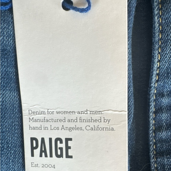 PAIGE Monica Skyline Mid-Rise Ankle Peg Denim Jeans, Size 31. - Picture 5 of 13
